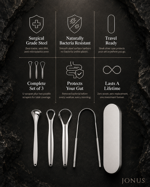 U-Shaped Tongue Scraper Oral Hygiene Tool