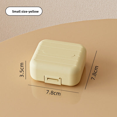 Portable medicine sub-packaging box