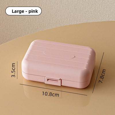 Portable medicine sub-packaging box